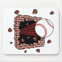Baseball Burster Mousepad