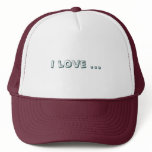 Baseball cap in maroon & white hats