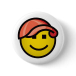 Baseball Cap Smilie - Red Pins