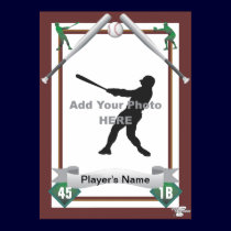 Baseball Card Style posters