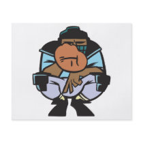 baseball catcher crouching flyer design