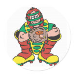 Baseball Catcher stickers
