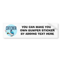 Baseball Catcher T-shirts and Gifts Bumper Stickers