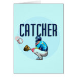Baseball Catcher T-shirts and Gifts Greeting Cards