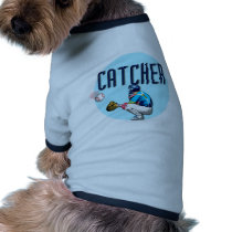 Baseball Catcher T-shirts and Gifts Doggie Tee