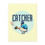 Baseball Catcher T-shirts and Gifts Post Card