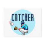 Baseball Catcher T-shirts and Gifts Postcard