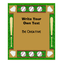 Baseball Certificate posters