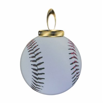 Baseball Christmas Ornament Photo Sculpture by FCM_Christmas