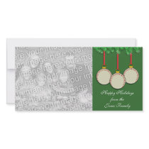 Baseball Christmas Photo Card
