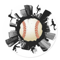 Baseball City Sticker
