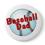 Baseball Dad buttons