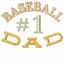 Baseball  Dad Embroidered Shirt