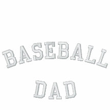 BASEBALL DAD Embroidered Track Jacket