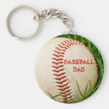Baseball Dad Keychain