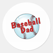 Baseball Dad Stickers