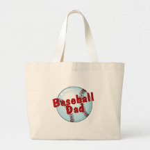 Baseball Dad Tote Bag
