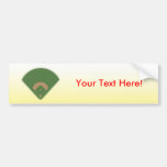 Baseball Diamond: Custom Bumper Sticker