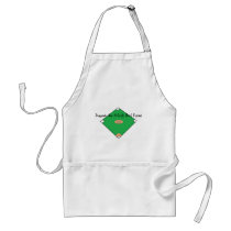Baseball Diamonds Are A Girl's Best Friends Aprons