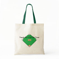 Baseball Diamonds Are A Girls Best Friends Canvas Bags