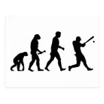 Baseball Evolution Post Card