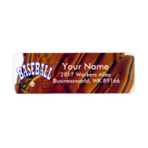 Baseball Fan Return Address Return Address Labels