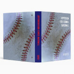 Baseball Fan-tastic_Battered Ball_personalized Vinyl Binder