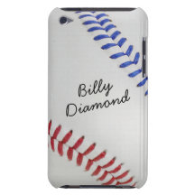 Baseball Fan-tastic_Color Laces_autograph style 1 Barely There iPod Covers