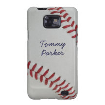 Baseball Fan-tastic pitch perfect autograph-style Samsung Galaxy Cases