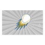 baseball fast ball spike rectangle stickers