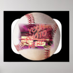 Baseball Frame Poster