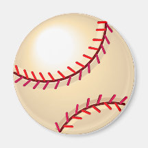 Baseball Fridge Magnet