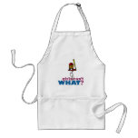 Baseball Girl in Red Aprons