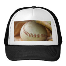 Baseball Glove and Ball Trucker Hats