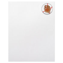 baseball glove and baseball vector design custom letterhead