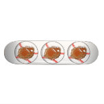 baseball glove and baseball vector design skateboard