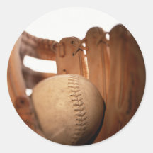 Baseball Glove & Ball Sticker