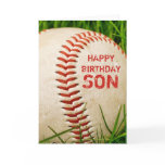 Baseball Happy Birthday Son Card