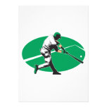 baseball hitter vector illustration personalized announcements