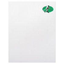 baseball hitter vector illustration personalized letterhead