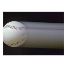 Baseball in motion custom announcements