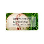 Baseball in the Grass Address Labels