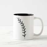Baseball is a Love w Quote Ball Stitch Heart Image Coffee Mugs