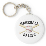 Baseball is Life Key Chain