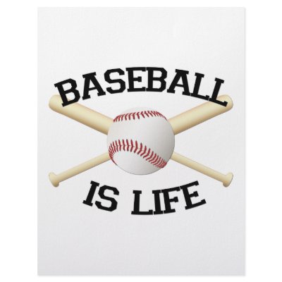 Baseball is Life Letterhead Design by inktees