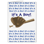 Baseball It's A Boy Announcement Greeting Cards