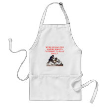 baseball joke aprons