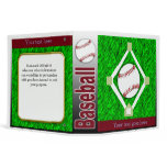 baseball keeper 3 ring binder