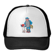 baseball kid arguing with the umpire hat