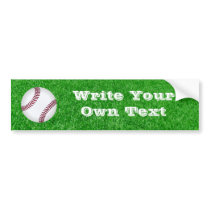Baseball - Lawn bumper stickers